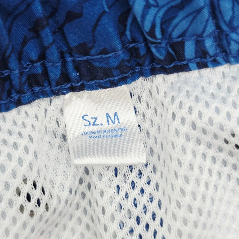 Southern Tide The Skipjack Water Shorts Blue Sea Turtle Seahorse Print Mens M
